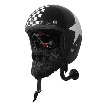 Casca Stand - Motocicleta Skull Helmet Holder | Montat Pe Perete Craniu Casca Suport Pentru Motocicleta Mingi De Baseball Și Rugby Casca